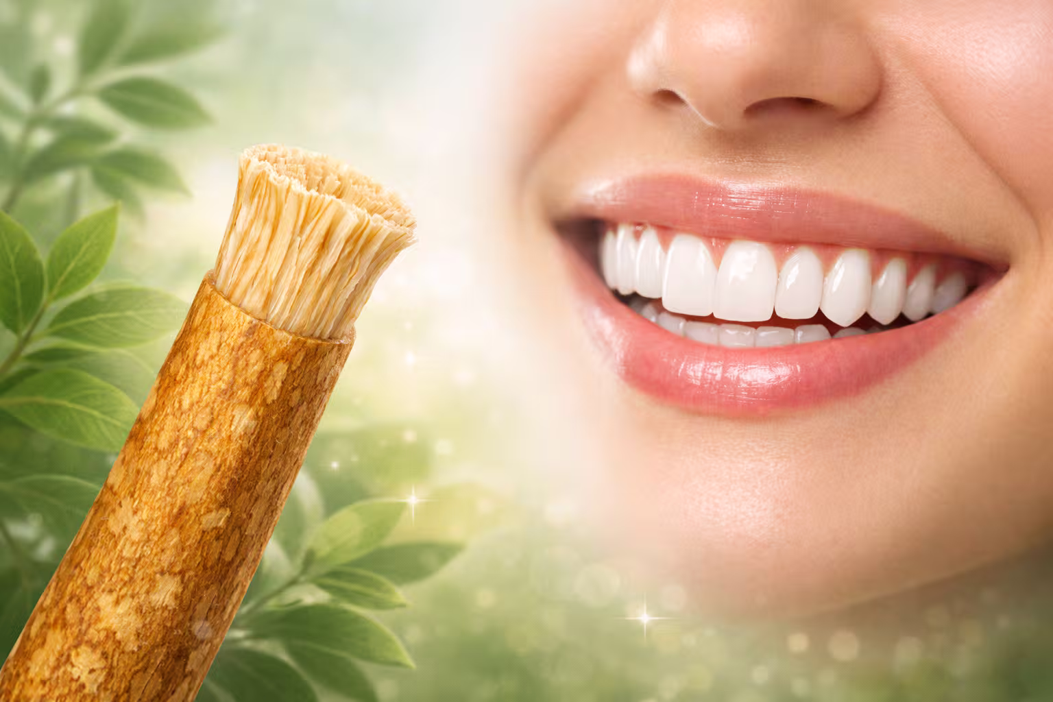 Premium miswak and siwak sticks for natural tooth whitening and teeth cleaning